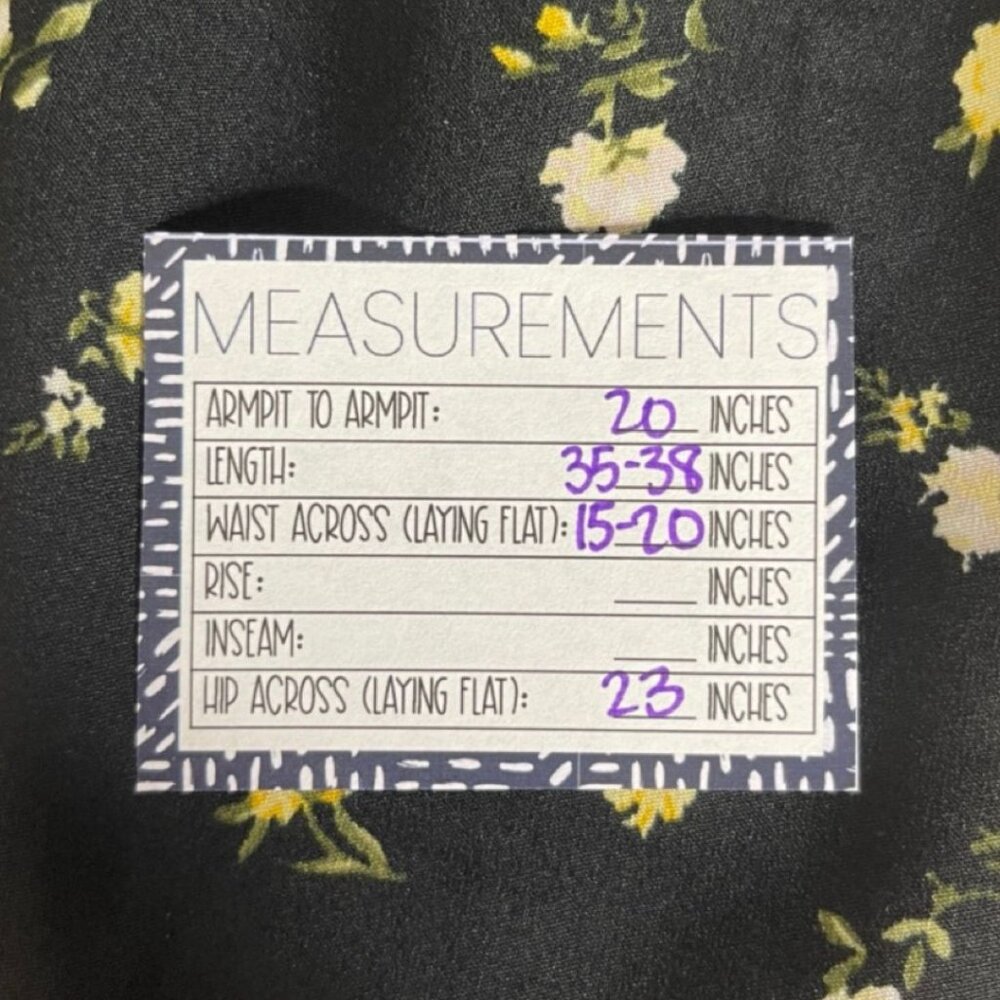 SPEED CONTROL | Women's Black & Yellow Lightweight Floral Shirt Dress | Size L - Picture 12 of 13